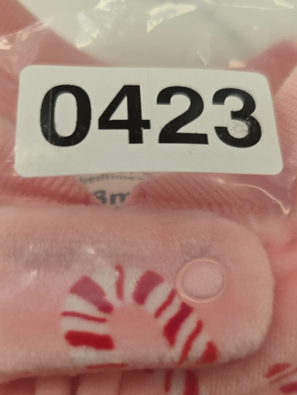 Carters Footed Pink Christmas Sleeper Girls 18 Months